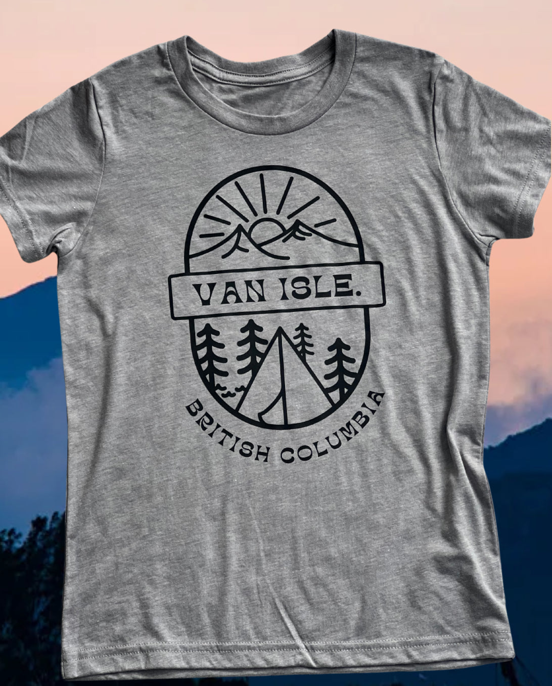 Toddler/Kids/Youth Vintage Island Camping Premium Tee