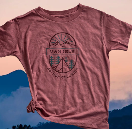 Toddler/Kids/Youth Vintage Island Camping Premium Tee